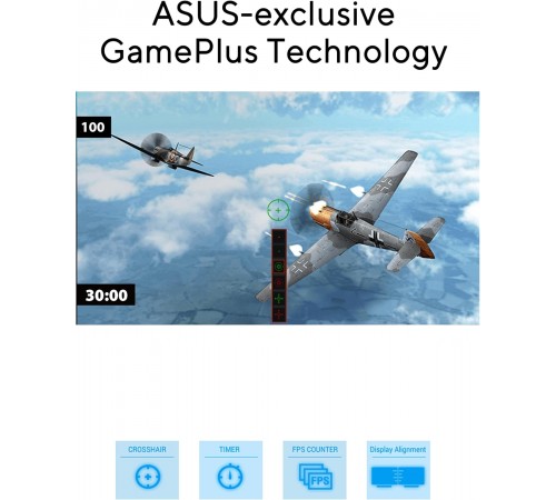 Монітор Asus 21.45" VP227HF (90LM0880-B01O71) VA Black 100Hz