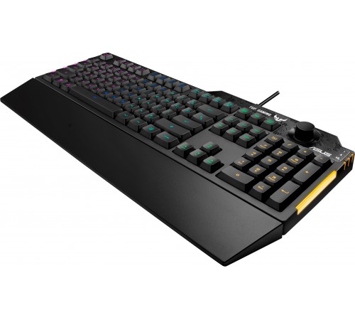 Клавіатура Asus TUF Gaming K1 USB Black UKR (90MP01X0-BKMA00) Клавіатура Asus TUF Gaming K1 USB Black UKR (90MP01X0-BKMA00)