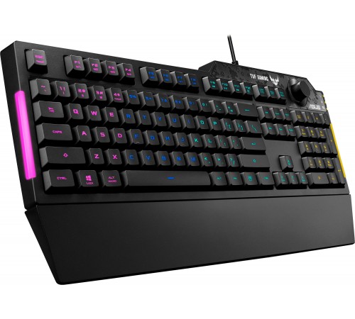 Клавіатура Asus TUF Gaming K1 USB Black UKR (90MP01X0-BKMA00)