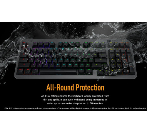 Клавiатура Asus TUF Gaming K3 Gen II Opti-Mech RGB 97key Switches ABS Black (90MP0390-BKMA00)_promo