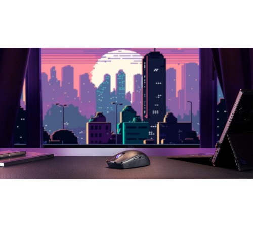 Миша Asus ROG Strix Impact III RGB WL/BT Black (90MP03D0-BMUA00)