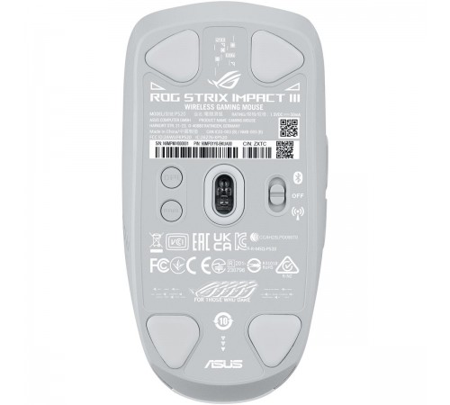 Миша бездротова Asus ROG Strix Impact III White (90MP03D0-BMUA10)