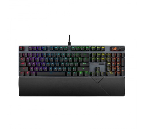 Клавiатура Asus ROG Strix Scope II X NX Snow V2 EN PBT Black (90MP03XF-BKUA20)