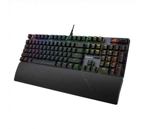 Клавiатура Asus ROG Strix Scope II X NX Snow V2 EN PBT Black (90MP03XF-BKUA20)