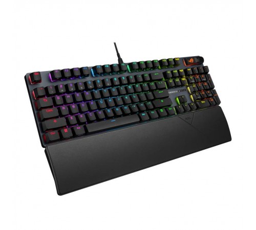 Клавiатура Asus ROG Strix Scope II X NX Snow V2 EN PBT Black (90MP03XF-BKUA20)