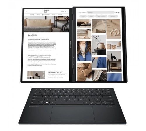 Ноутбук Asus ZenBook Duo (2024) UX8406MA-PZ044W (90NB12U1-M001L0) Inkwell Gray Ноутбук Asus ZenBook Duo (2024) UX8406MA-PZ044W (90NB12U1-M001L0) Inkwell Gray
