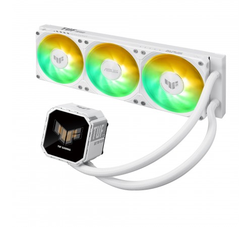 Система водяного охолодження Asus TUF Gaming LC III 360 ARGB LCD White (90RC01A2-B0EAY0)