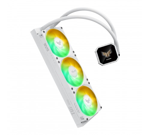 Система водяного охолодження Asus TUF Gaming LC III 360 ARGB LCD White (90RC01A2-B0EAY0)