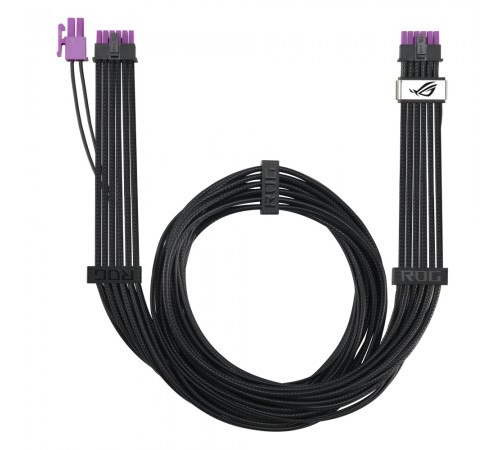 Кабель для відеокарти Asus ROG Equalizer 12V-2x6 ATX 3.1 & PCIe 5.1 Black (90YE00BN-B0QA00)