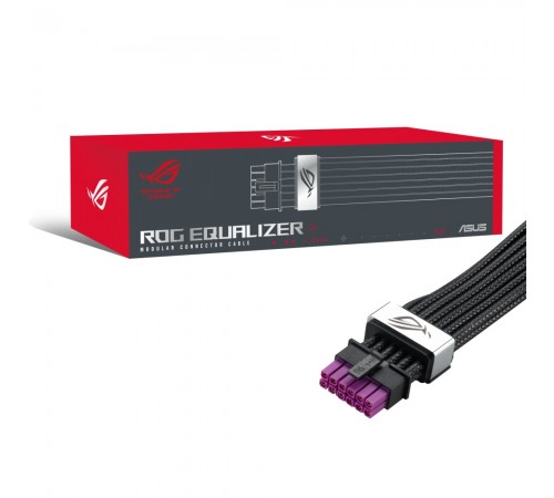 Кабель для відеокарти Asus ROG Equalizer 12V-2x6 ATX 3.1 & PCIe 5.1 Black (90YE00BN-B0QA00)