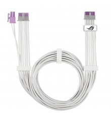 Кабель для відеокарти Asus ROG Equalizer 12V-2x6 ATX 3.1 & PCIe 5.1 White (90YE00BP-B0QA00)