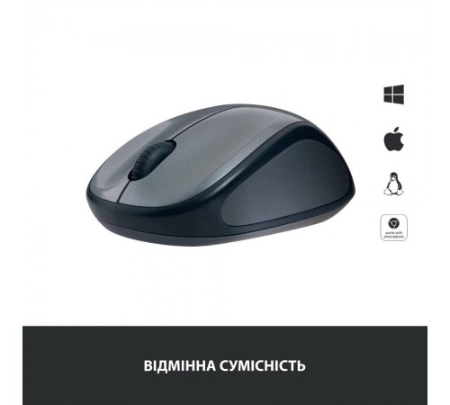 Миша бездротова Logitech M235 Grey (910-002201)
