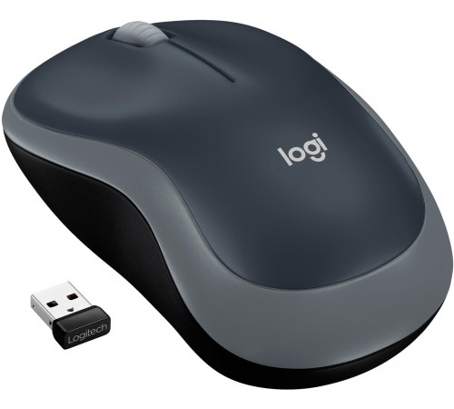Миша бездротова Logitech M185 Grey (910-002238)
