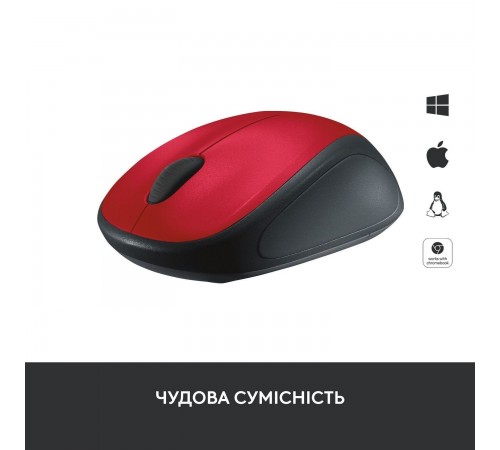 Миша бездротова Logitech M235 Red (910-002496)