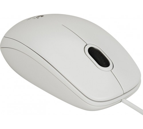 Миша Logitech B100 White (910-003360)