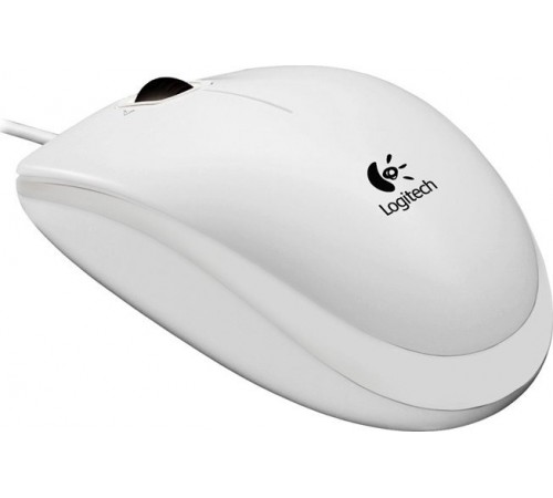 Миша Logitech B100 White (910-003360)
