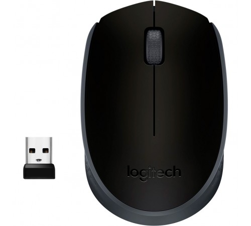 Миша бездротова Logitech M171 Grey/Black (910-004424)