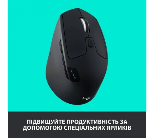 Миша бездротова Logitech M720 Triathlon Black (910-004791)