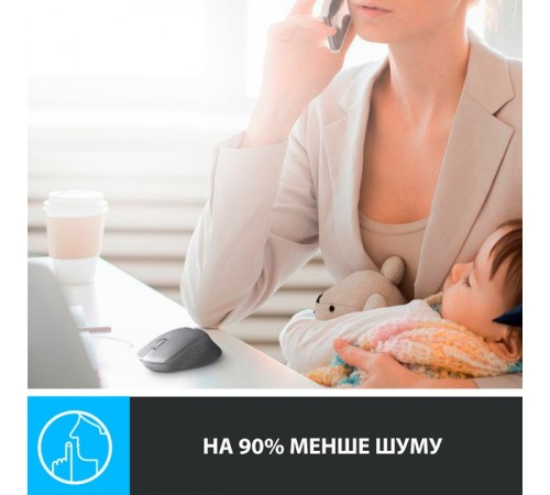 Миша бездротова Logitech M330 Silent Plus Blue (910-004910)