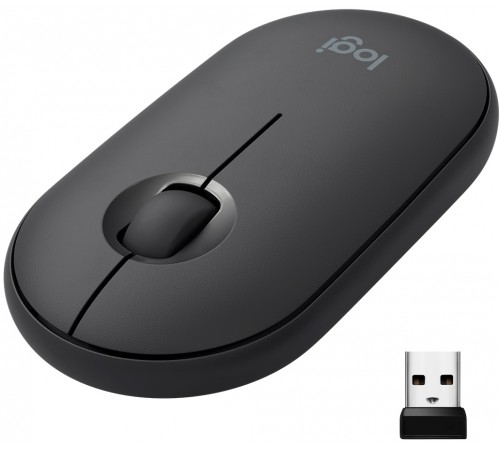 Миша бездротова Logitech Pebble M350 (910-005718) Black USB