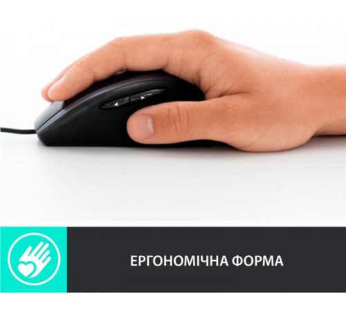 Миша Logitech Advanced Corded M500s Black (910-005784)