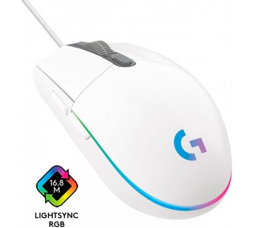 Миша Logitech G102 Lightsync White (910-005824)