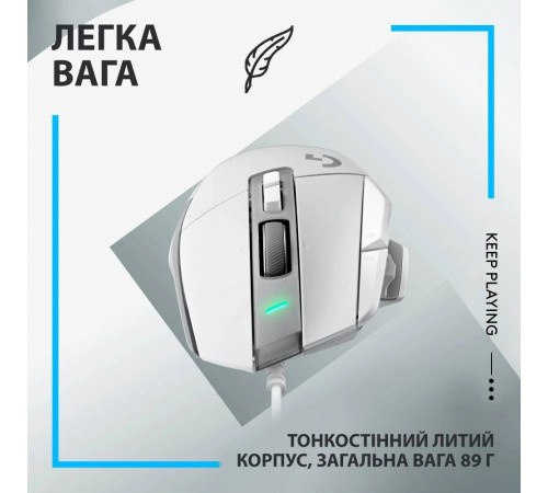 Миша Logitech G502 X White (910-006146)
