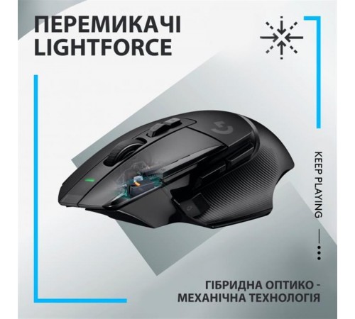 Миша бездротова Logitech G502 X Lightspeed Black (910-006180)