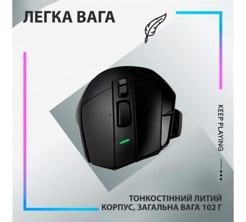 Миша бездротова Logitech G502 X Lightspeed Black (910-006180)