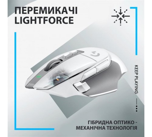 Миша бездротова Logitech G502 X Lightspeed White (910-006189)