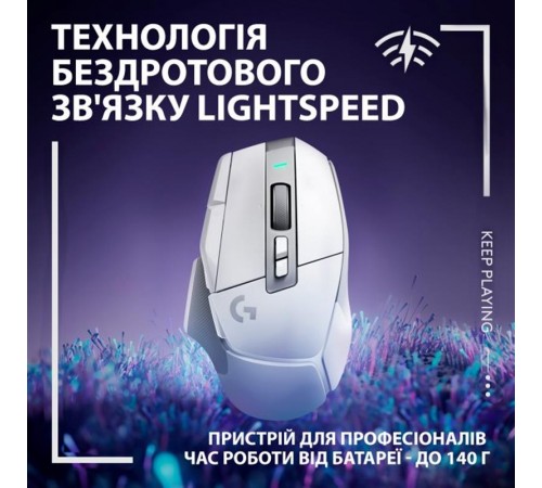 Миша бездротова Logitech G502 X Lightspeed White (910-006189)