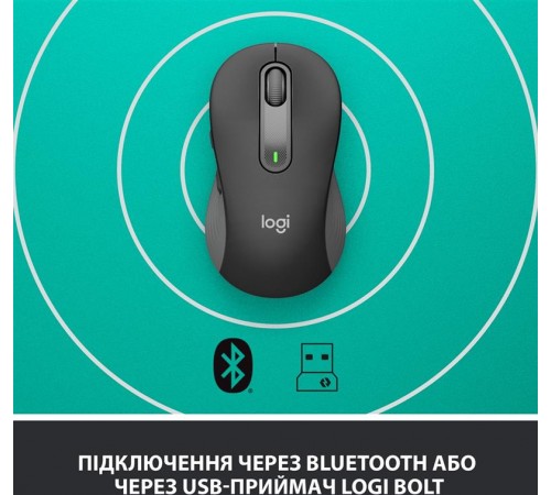 Миша бездротова Logitech Signature M650 L Graphite (910-006236) Миша бездротова Logitech Signature M650 L Graphite (910-006236)