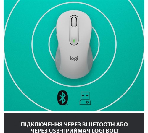 Миша бездротова Logitech Signature M650 Off-White (910-006255)