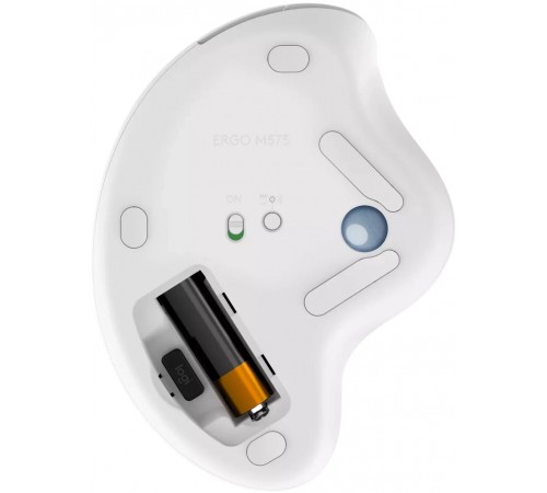 Миша бездротова Logitech Trackball Ergo M575 For Business Off White (910-006438)
