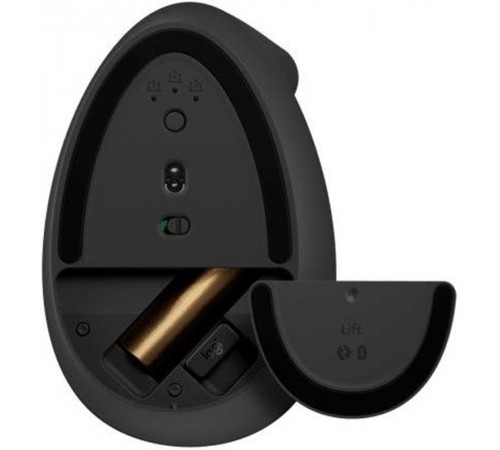 Миша бездротова Logitech Lift Vertical Ergonomic Graphite (910-006473)