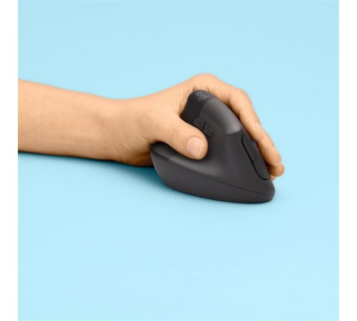 Миша бездротова Logitech Lift Vertical Ergonomic Graphite (910-006474)