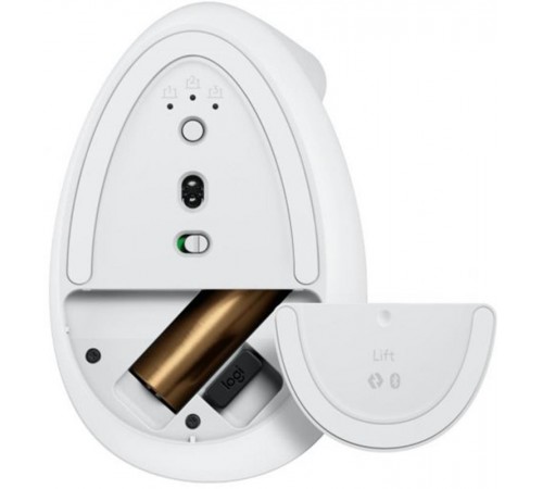 Миша бездротова Logitech Lift Vertical Ergonomic White (910-006475)