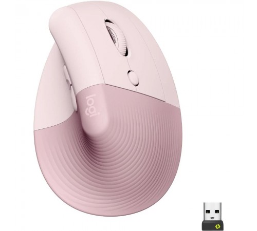 Миша бездротова Logitech Lift Vertical Ergonomic Rose (910-006478)