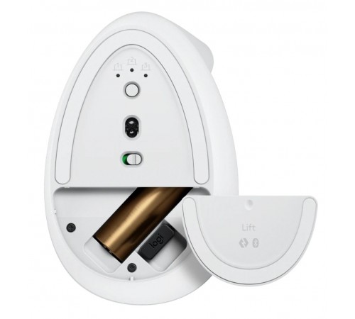 Миша бездротова Logitech Lift Bluetooth Vertical Ergonomic White (910-006496)