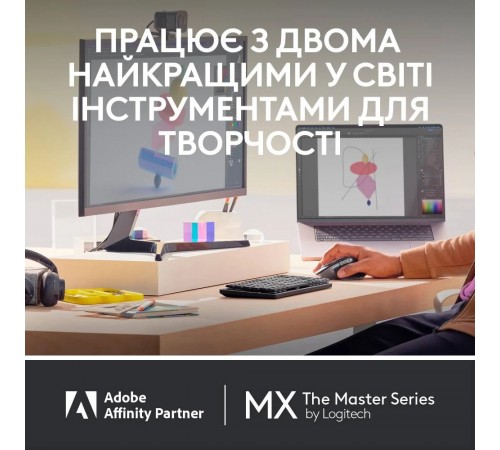 Миша Bluetooth Logitech MX Master 3S For Mac Pale Grey (910-006572)