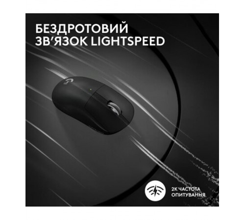 Миша бездротова Logitech G Pro X Superlight 2 Black (910-006630)