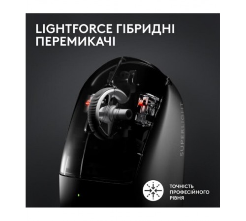 Миша бездротова Logitech G Pro X Superlight 2 Black (910-006630)