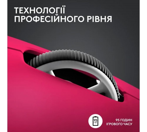 Миша бездротова Logitech G Pro X Superlight 2 Magenta (910-006797)
