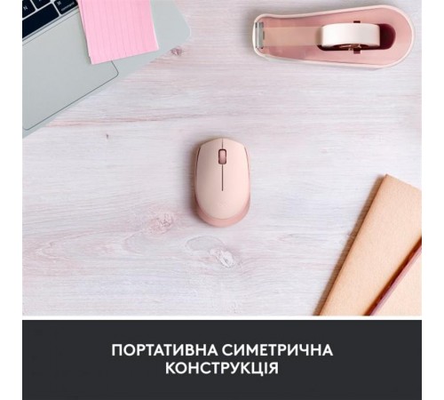 Миша бездротова Logitech M171 Rose (910-006865)