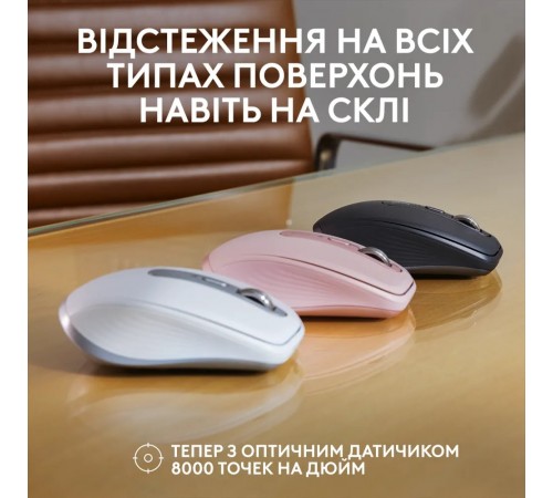 Миша бездротова Logitech MX Anywhere 3S Pale Grey (910-006930)