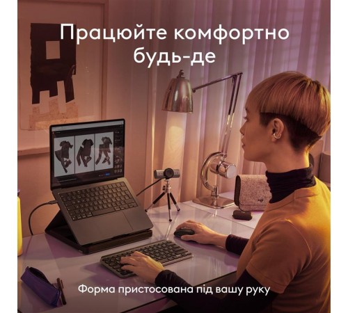 Миша бездротова Logitech MX Anywhere 3S for Mac Pale Grey (910-006946)