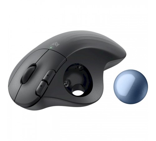 Миша бездротова Logitech Ergo M575S Graphite + Blue Ball (910-007029)