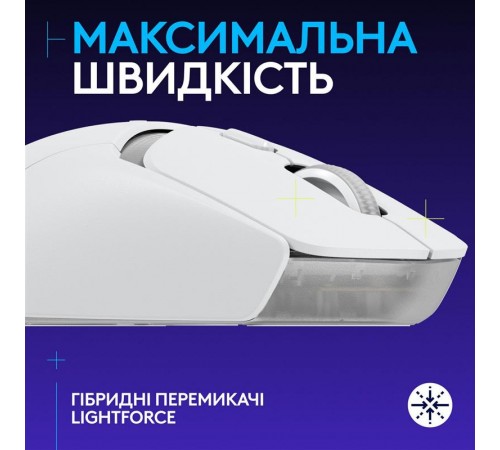 Миша бездротова Logitech G309 White (910-007207)