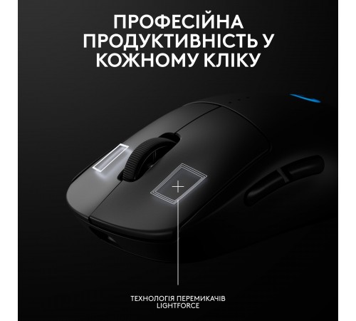 Миша бездротова Logitech G Pro 2 Lightspeed Black (910-007295)