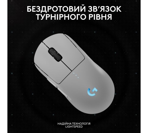 Миша бездротова Logitech G Pro 2 Lightspeed White (910-007302)